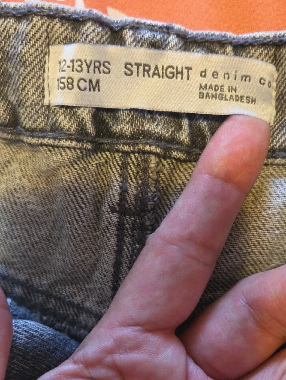 Primark Gray Straight Mid-Rise Denim Jeans.   *